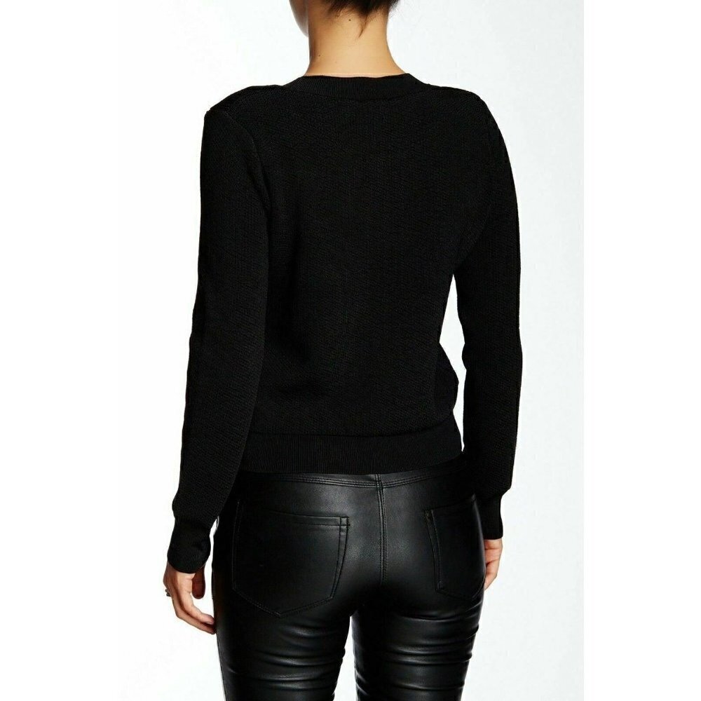 Townsen Polina Womens Black Knit Sweater Size M - Picture 2 of 3